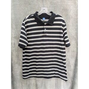 Men's‎ Polo Shirt Large Striped Casual
